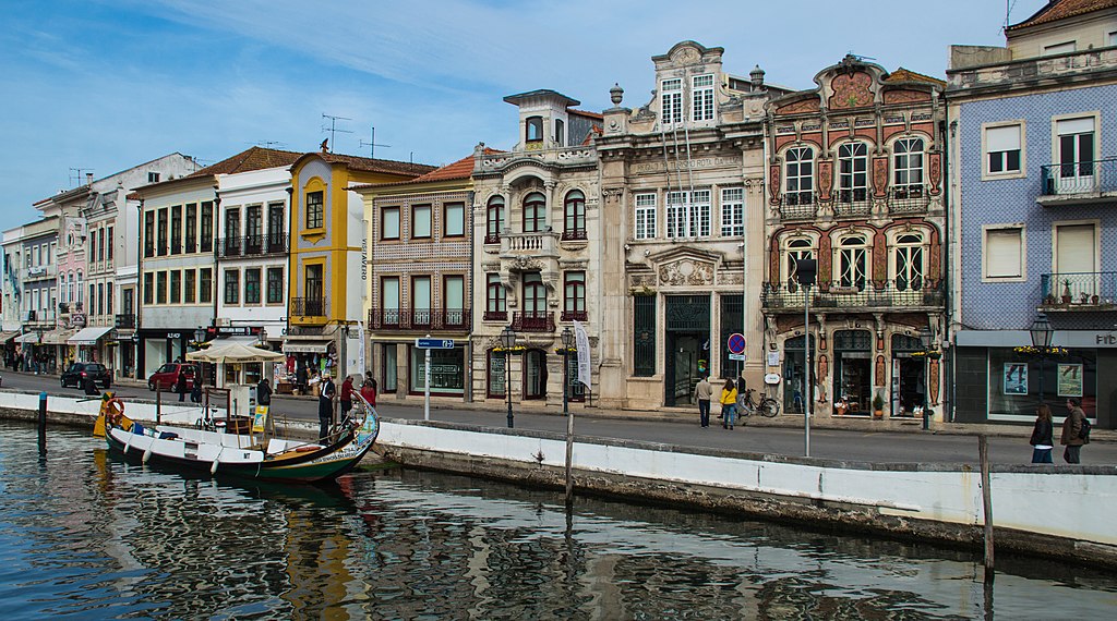 Vista do canal de Aveiro